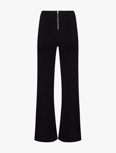 Wide Leg Travel Pant in Black