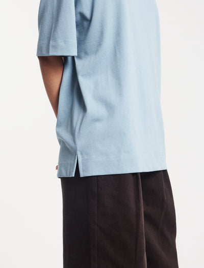 Classic Cotton Oversized T-Shirt in Powder Blue