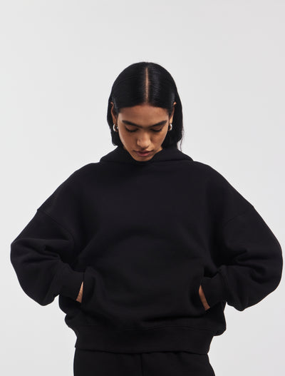 Oversized Hoodie in Black