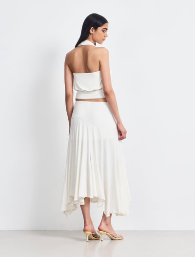 Elara Skirt In Chalk