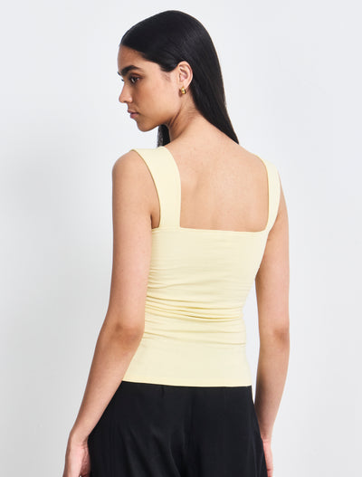 Aki Cami Top In Lemon